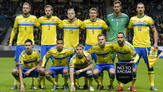 EM 2016 Team Schweden
