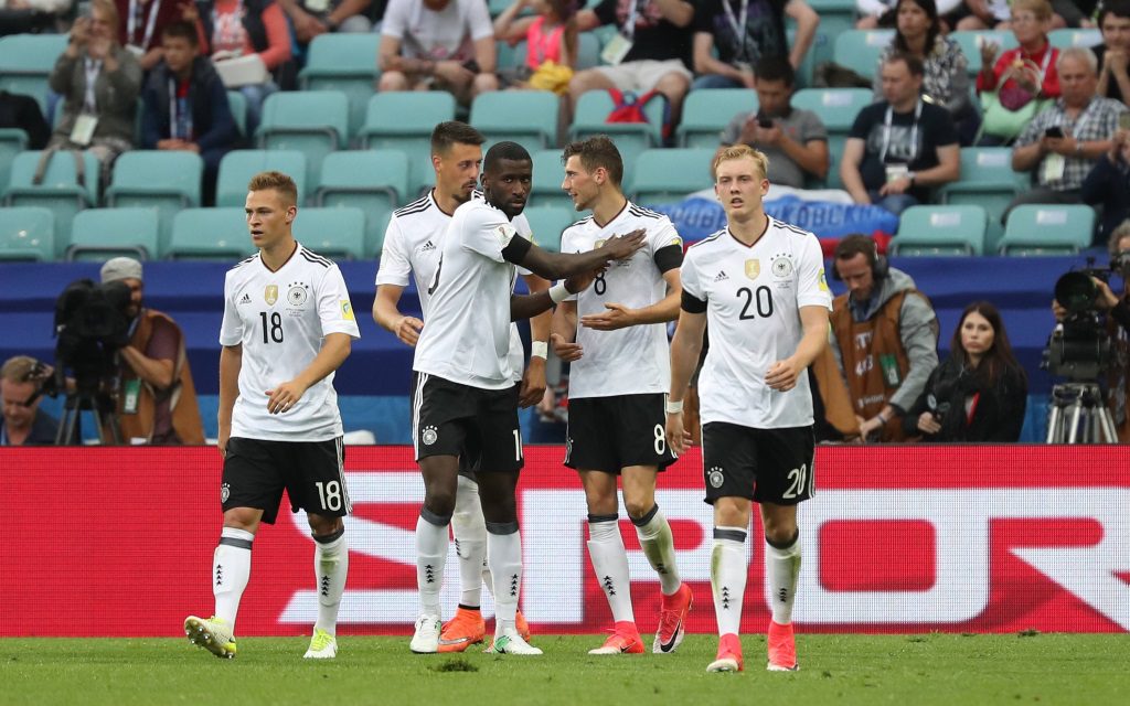 Deutschland beim 3:2-Erfolg im Confed Cup 2017 gegen Australien.