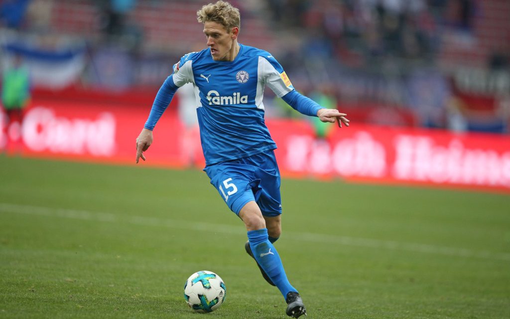 Johannes van den Bergh im Spiel 1. FC Nürnberg - Holstein Kiel.