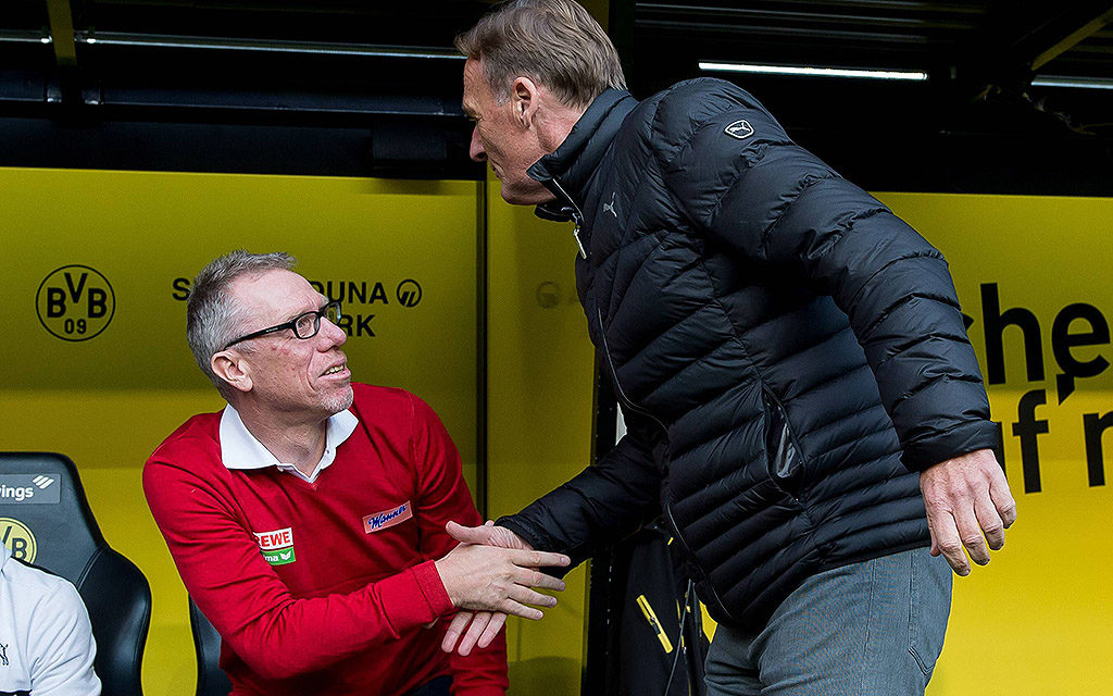 Gegen Mainz auf der Bank des BVB: Peter Stöger