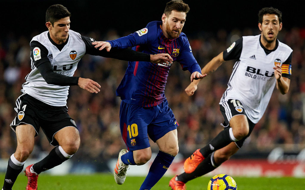 Barca will gegen Valencia vorlegen: Stoppt Messi – das Motto des FC Valencia.