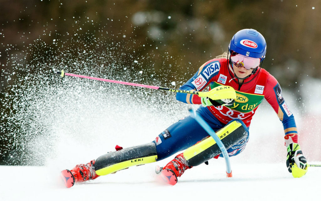 Bereits 4 Slaloms hat Mikaela Shiffrin in diesem Winter gewonnen.