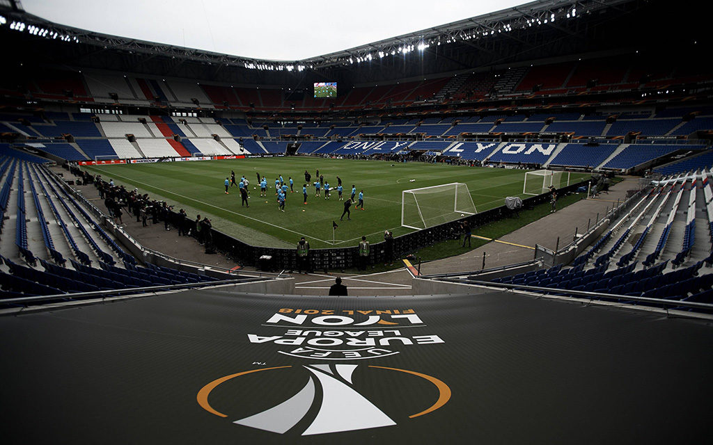 Das Parc Olympique Lyonnais ist der Austragungsort des Finals Marseille - Atletico.