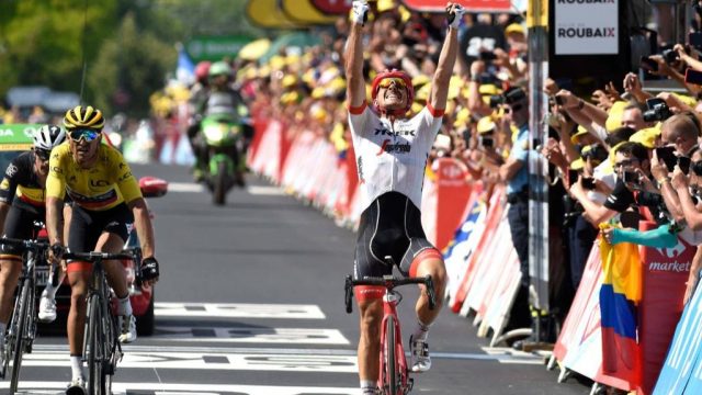 9. Etappe der Tour de France: John Degenkolb gewinnt den Zielsprint..