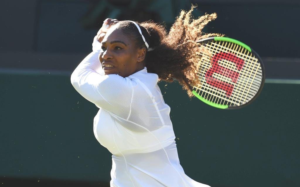 Serena Williams in Wimbledon.