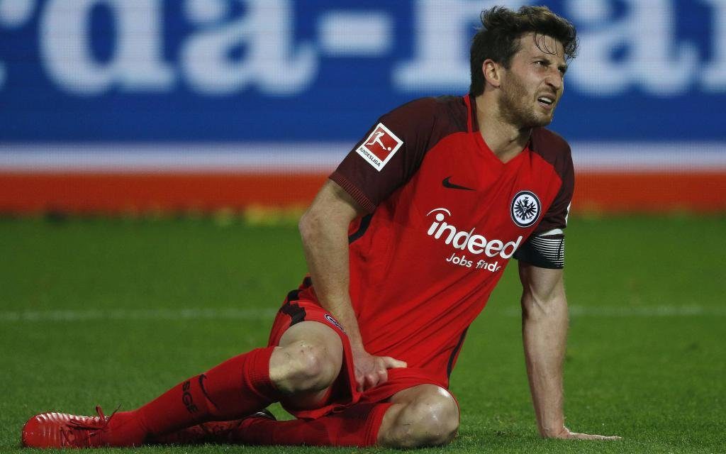 David Abraham von Eintracht Frankfurt im Spiel gegen Borussia Dortmund.