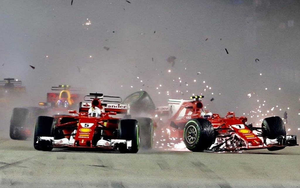 Der Singapur-Clash: Verstappen im Ferrari-Sandvich