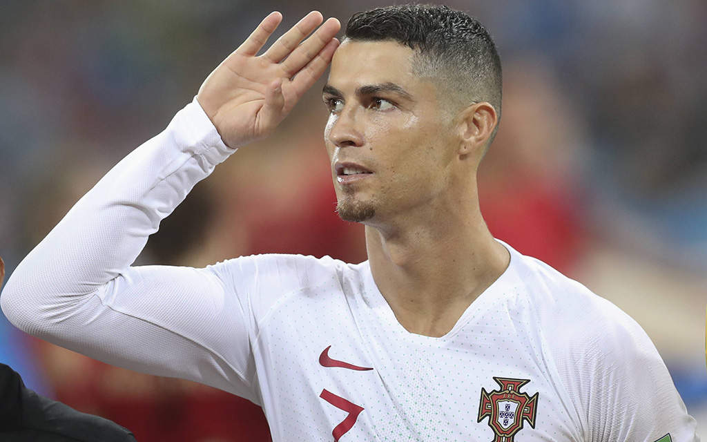 Portugal - Kroatien, verabschiedet sich in die Pause: Cristiano Ronaldo