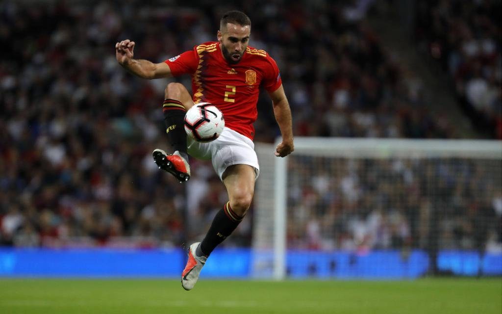 Daniel Carvajal im Spiel der Nations League zwischen England und Spanien.