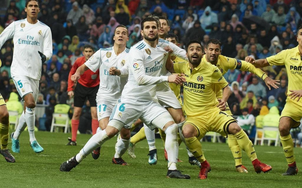 Nacho Fernandez von Real Madrid im Ligaspiel gegen den FC Villarreal Saison 201718.