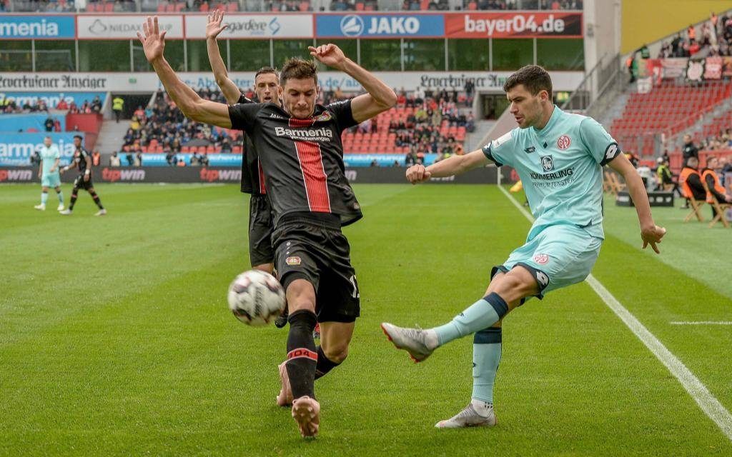 Tor- und punktlos blieb Mainz in der Hinrunde: Leverkusen siegte 1:0.