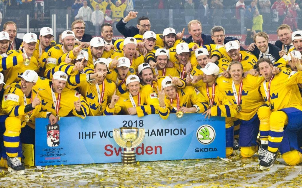 Bitte lächeln: Schweden feiert den WM-Titel 2018.