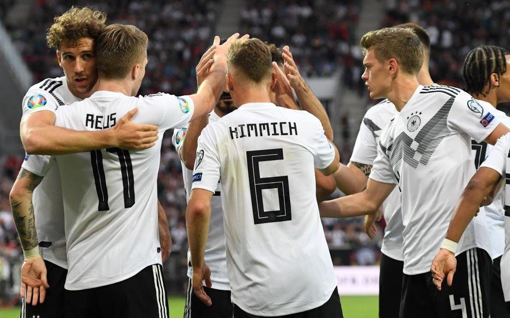 DFB Nationalmannschaft Maenner, Männer, Fussball, EM 2020-Qualifikation, Deutschland vs Estland, 11.06.2019, Mainz, Deutsche jubel