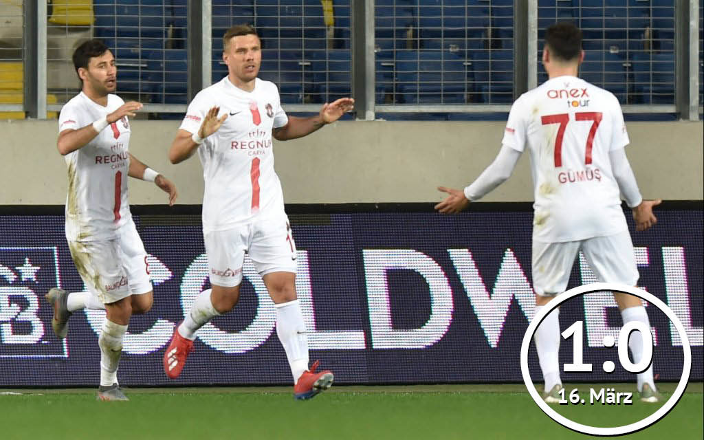 Antalya - Sivas: Wird Podolski (M.) Sivasspor aufhalten?