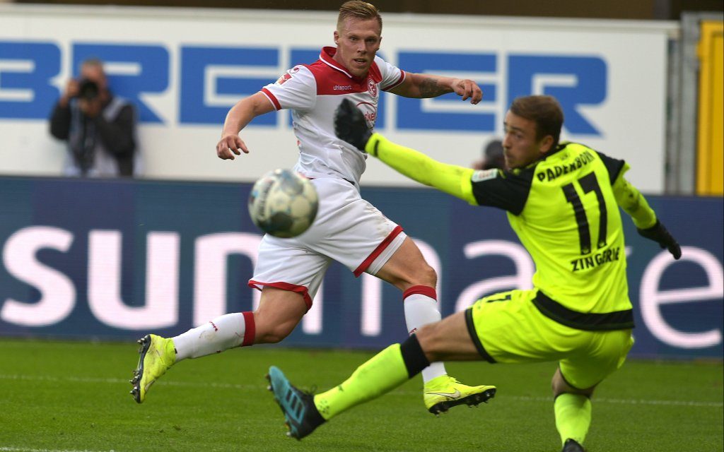 In der Hinrunde schlug Paderborn die Fortuna 2:0.