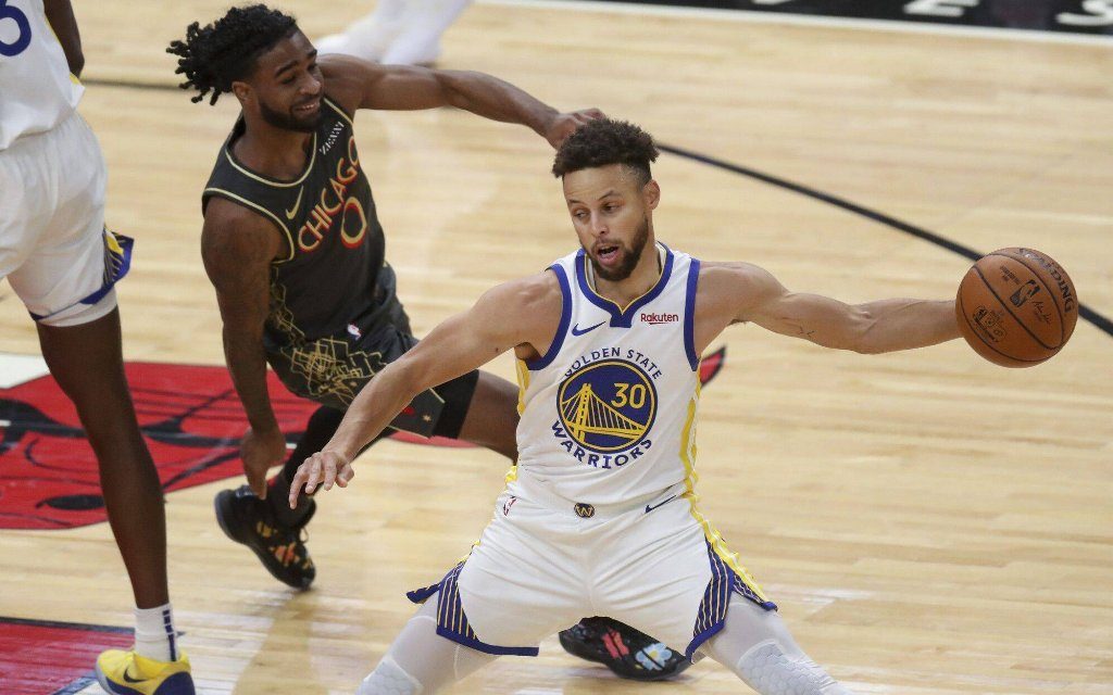 Der Superstar der Warriors, Steph Curry, spielt erneut auf MVP-Niveau