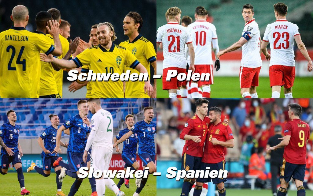 Gruppe E mit Spanien, Schweden, Slowakei und Polen.