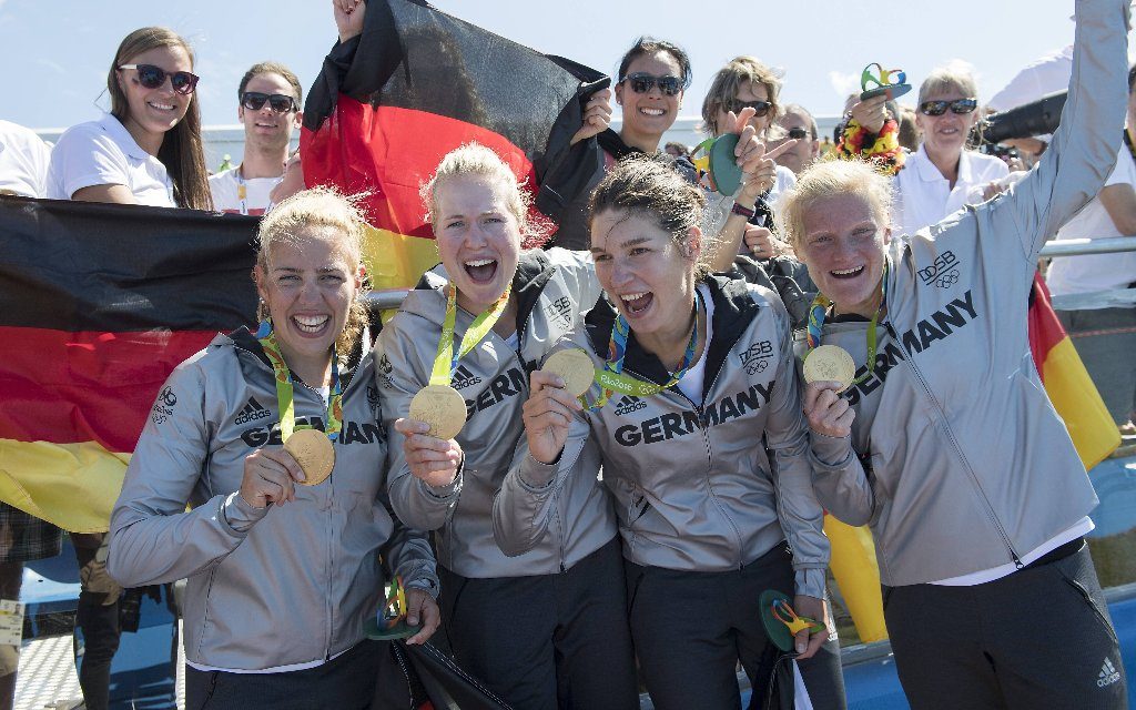 Eine von 17 Goldmedaillen in Rio 2016 holte der Doppelvierer der Damen.