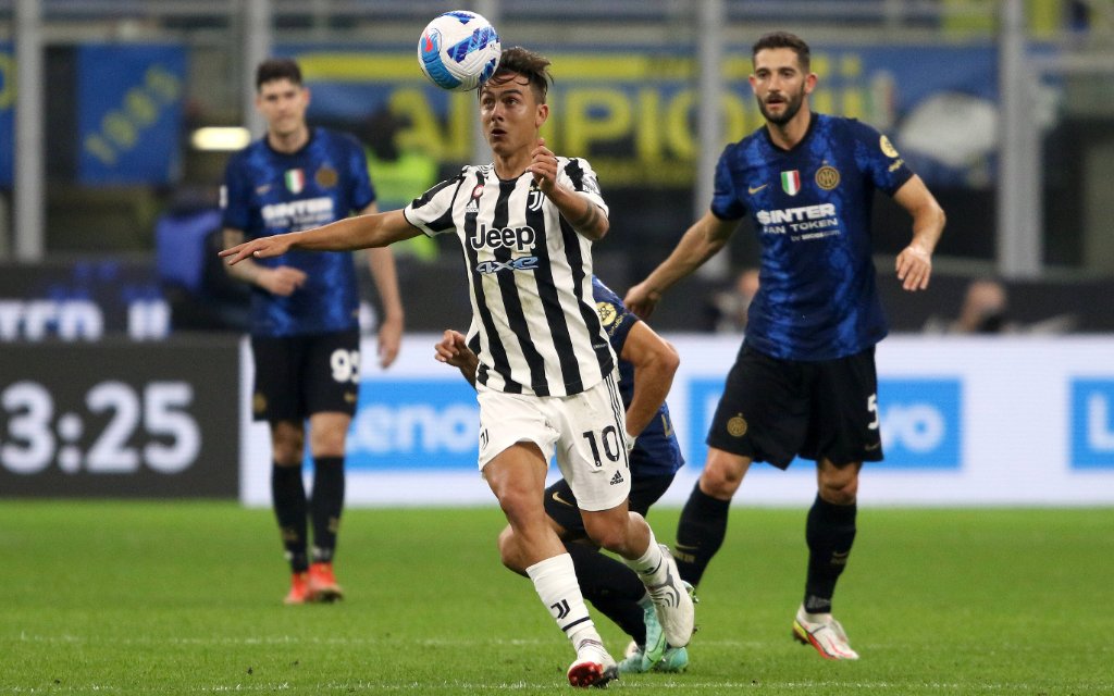 PAULO DYBALA, Juventus, Serie A, Inter vs Juventus 1-1, Milano SERIE A 2021-22 INTER-JUVENTUS 1-1