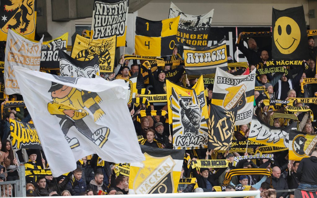IMAGO/TT | Fans von BK Häcken.