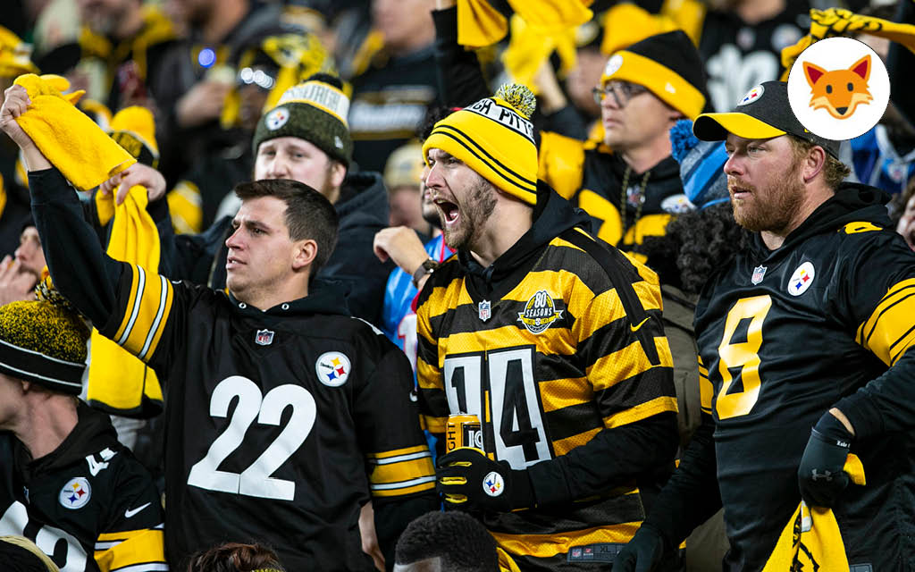 Der Quotenfuchs freut sich mit den Fans der Steelers auf die Partie in Cleveland.