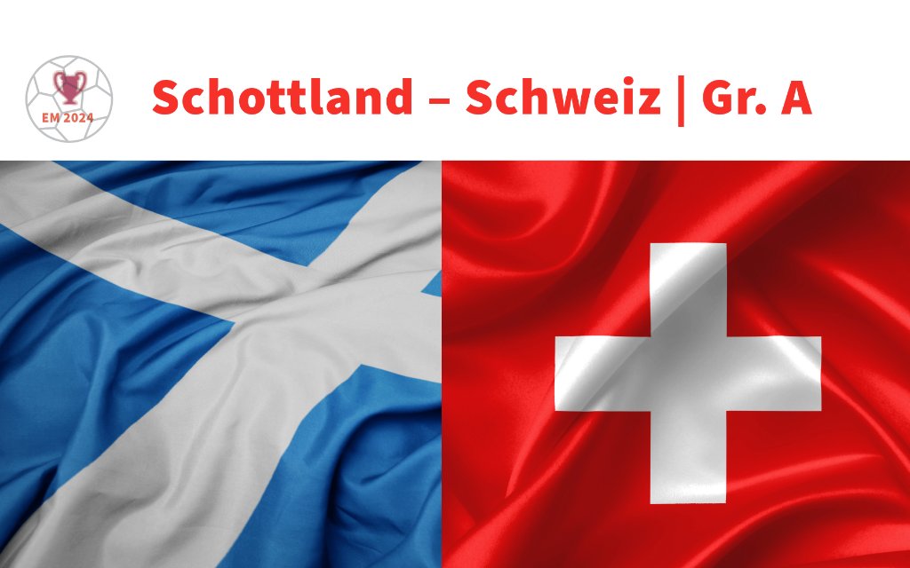 In Köln treffen sich Schottland und die Schweiz zum 2. Gruppenspiel.