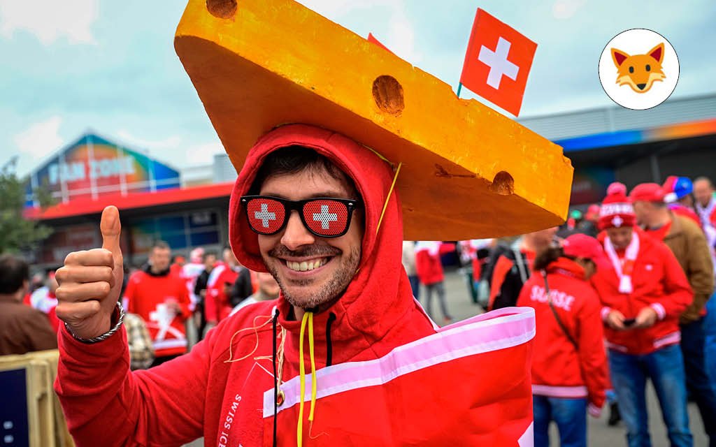 Der Quotenfuchs in Stockholm beim Halbfinale der Eishockey-WM.